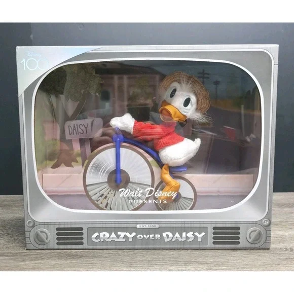 Disney's 100th Anniversary - "Crazy Over Daisy" Plush Set - Bike Wheel Moves! - Picture 1 of 12
